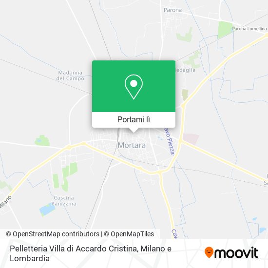 Mappa Pelletteria Villa di Accardo Cristina