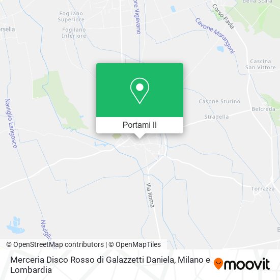 Mappa Merceria Disco Rosso di Galazzetti Daniela