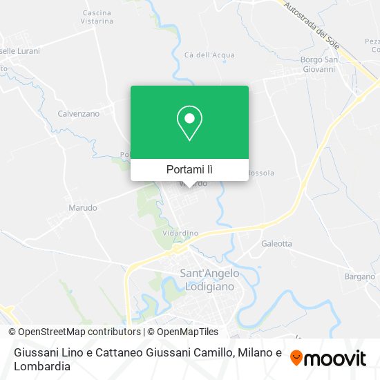 Mappa Giussani Lino e Cattaneo Giussani Camillo