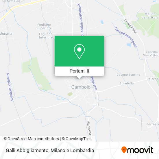 Mappa Galli Abbigliamento
