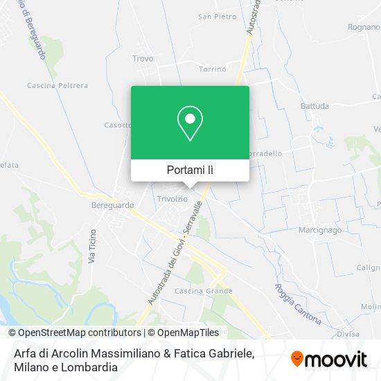 Mappa Arfa di Arcolin Massimiliano & Fatica Gabriele