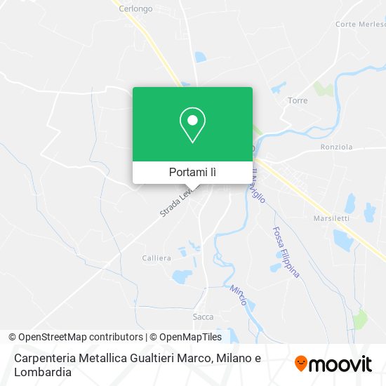 Mappa Carpenteria Metallica Gualtieri Marco