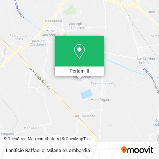 Mappa Lanificio Raffaello