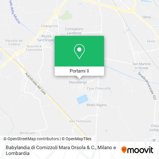 Mappa Babylandia di Comizzoli Mara Orsola & C.