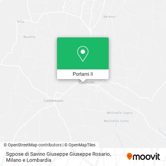 Mappa Sgpose di Savino Giuseppe Giuseppe Rosario