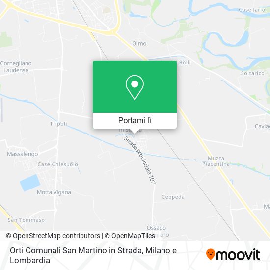 Mappa Orti Comunali San Martino in Strada