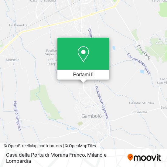 Mappa Casa della Porta di Morana Franco