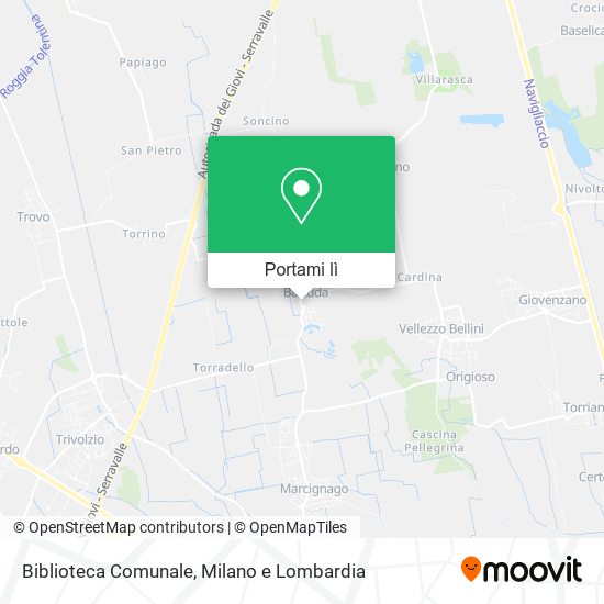 Mappa Biblioteca Comunale