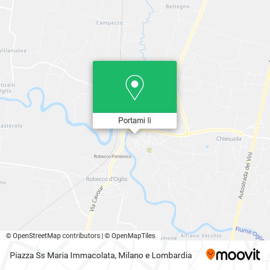Mappa Piazza Ss Maria Immacolata