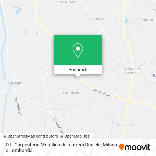 Mappa D.L. Carpenteria Metallica di Lanfredi Daniele