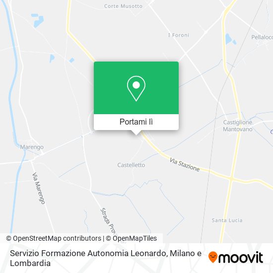 Mappa Servizio Formazione Autonomia Leonardo