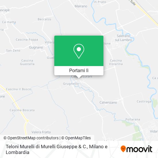 Mappa Teloni Murelli di Murelli Giuseppe & C.