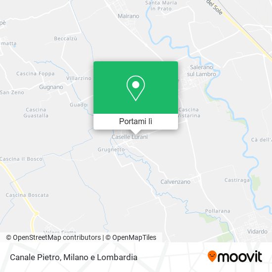 Mappa Canale Pietro