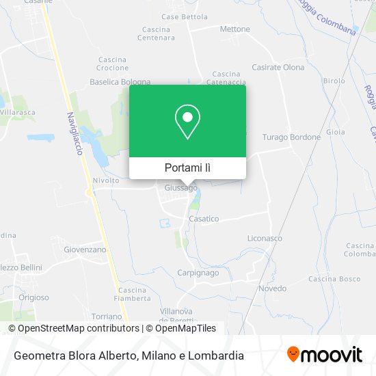 Mappa Geometra Blora Alberto