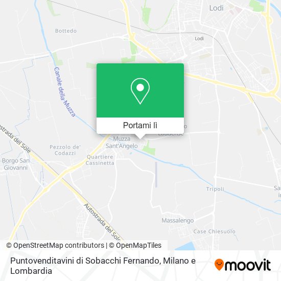 Mappa Puntovenditavini di Sobacchi Fernando