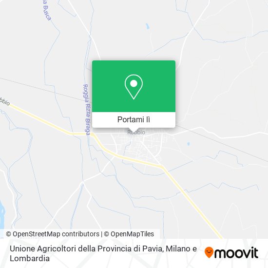 Mappa Unione Agricoltori della Provincia di Pavia