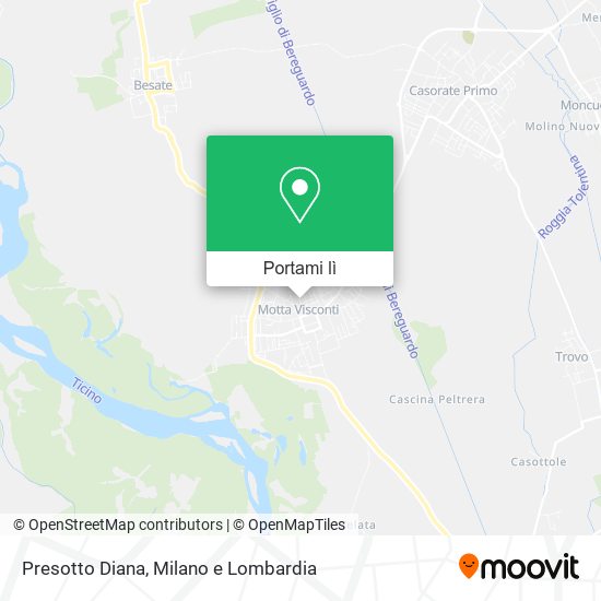 Mappa Presotto Diana