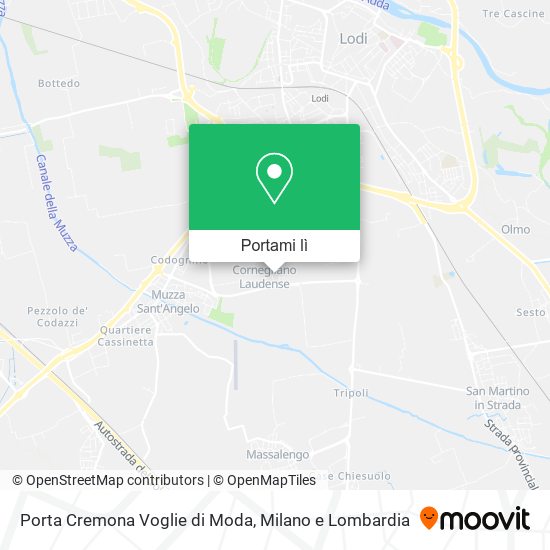 Mappa Porta Cremona Voglie di Moda