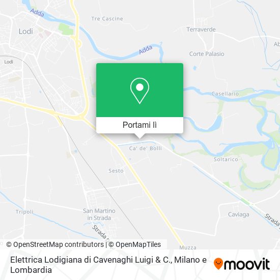 Mappa Elettrica Lodigiana di Cavenaghi Luigi & C.
