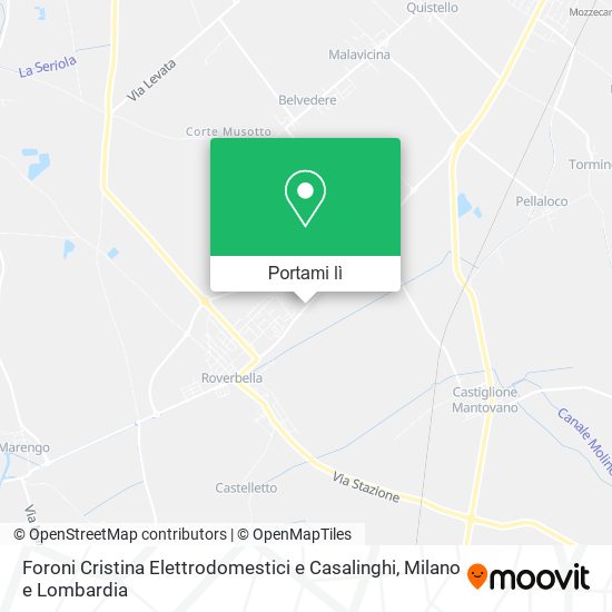 Mappa Foroni Cristina Elettrodomestici e Casalinghi