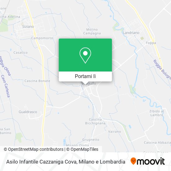 Mappa Asilo Infantile Cazzaniga Cova
