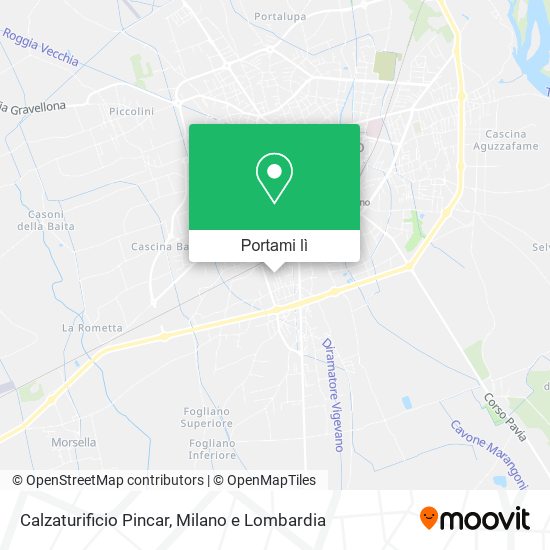 Mappa Calzaturificio Pincar