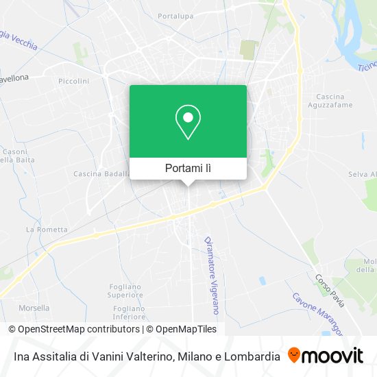 Mappa Ina Assitalia di Vanini Valterino