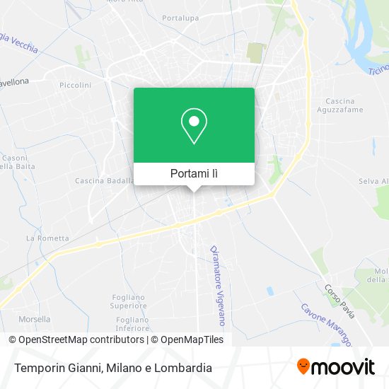 Mappa Temporin Gianni