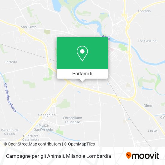 Mappa Campagne per gli Animali