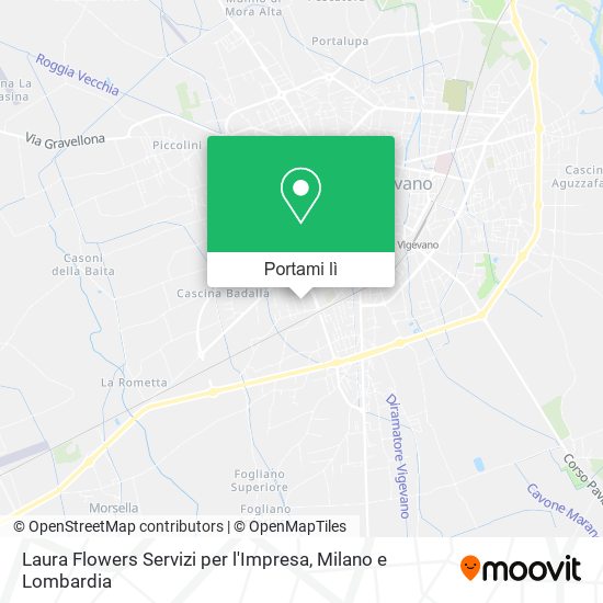 Mappa Laura Flowers Servizi per l'Impresa