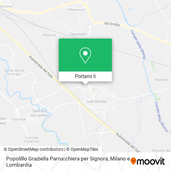 Mappa Popolillo Graziella Parrucchiera per Signora