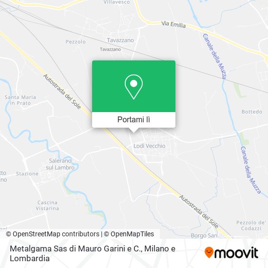 Mappa Metalgama Sas di Mauro Garini e C.