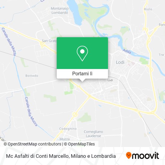 Mappa Mc Asfalti di Conti Marcello