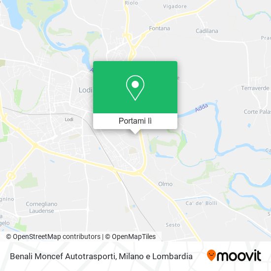 Mappa Benali Moncef Autotrasporti