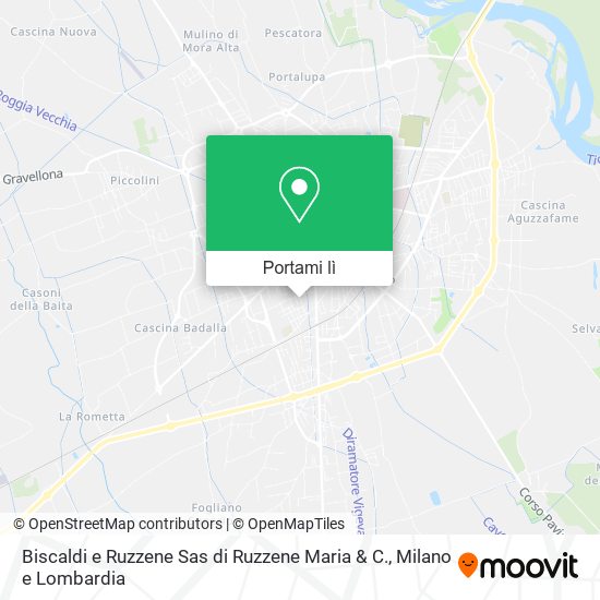 Mappa Biscaldi e Ruzzene Sas di Ruzzene Maria & C.