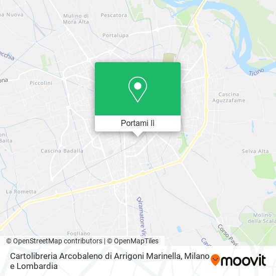 Mappa Cartolibreria Arcobaleno di Arrigoni Marinella