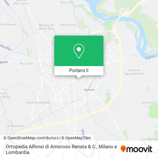 Mappa Ortopedia Alfonsi di Amoroso Renata & C.