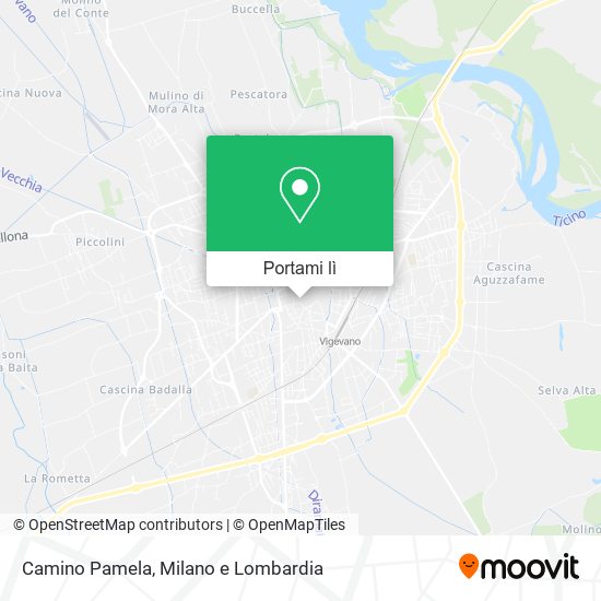 Mappa Camino Pamela