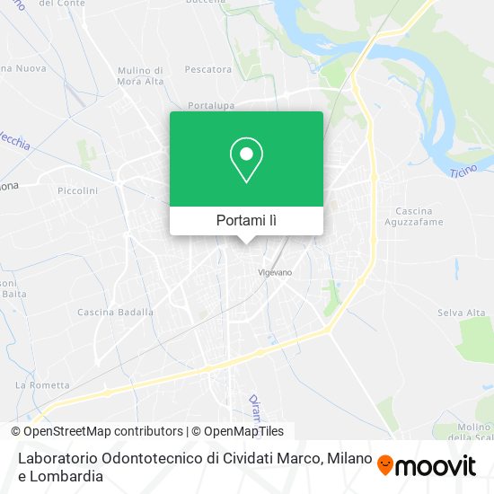 Mappa Laboratorio Odontotecnico di Cividati Marco