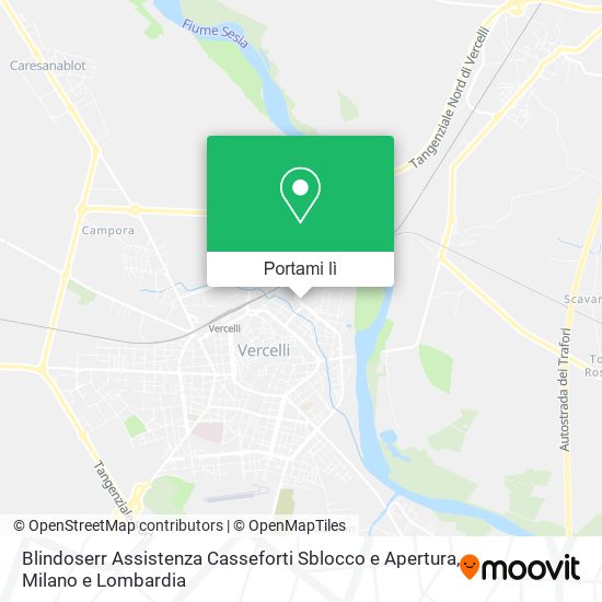 Mappa Blindoserr Assistenza Casseforti Sblocco e Apertura