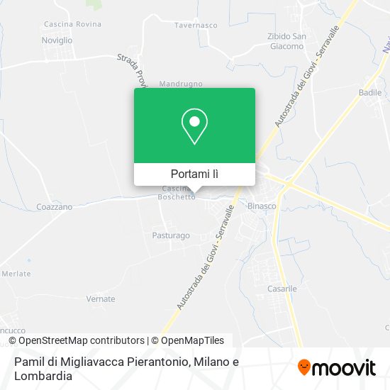 Mappa Pamil di Migliavacca Pierantonio