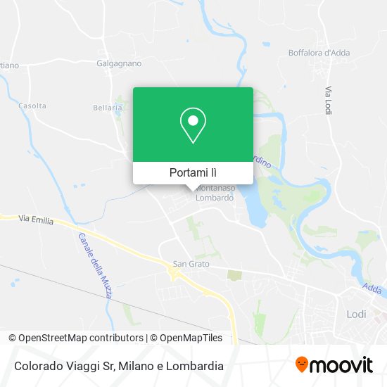 Mappa Colorado Viaggi Sr