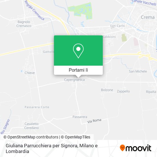 Mappa Giuliana Parrucchiera per Signora