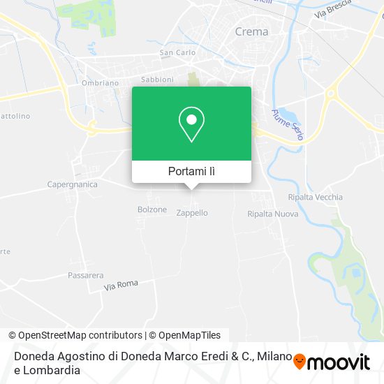 Mappa Doneda Agostino di Doneda Marco Eredi & C.