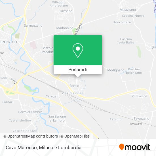 Mappa Cavo Marocco