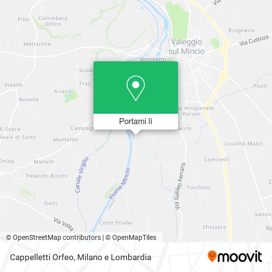 Mappa Cappelletti Orfeo