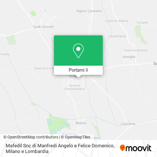 Mappa Mafedil Snc di Manfredi Angelo e Felice Domenico