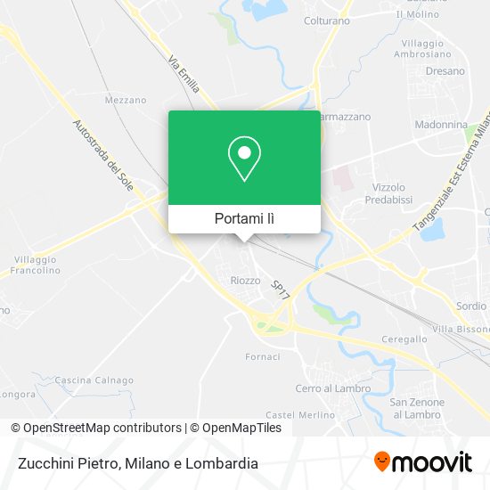 Mappa Zucchini Pietro