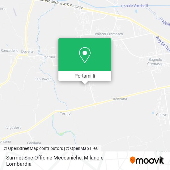Mappa Sarmet Snc Officine Meccaniche