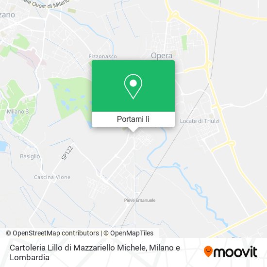 Mappa Cartoleria Lillo di Mazzariello Michele